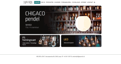 Desktop Screenshot of nielsenlight.dk