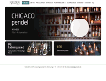 Tablet Screenshot of nielsenlight.dk